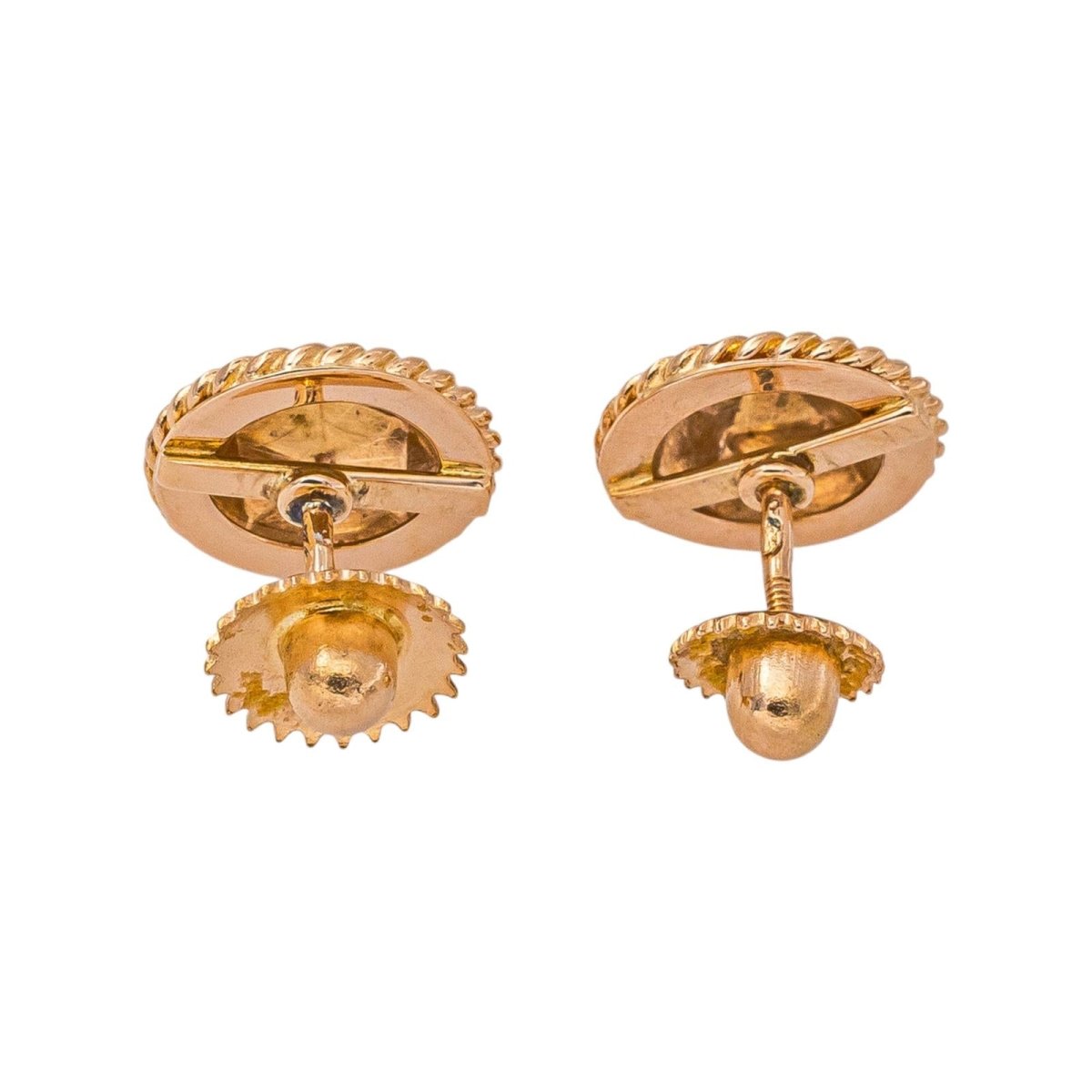 Boucles d'oreilles Puces Or rose - Castafiore