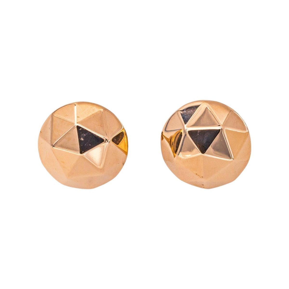 Boucles d'oreilles Puces Or rose - Castafiore