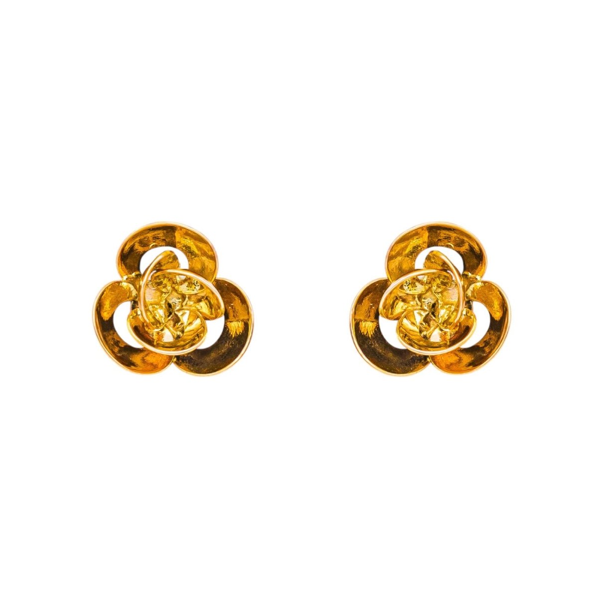 Boucles d'oreilles Puces Or rose - Castafiore
