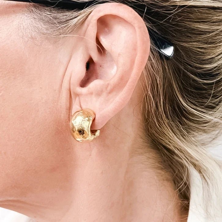 Boucles d’oreilles Puces TOUS "Nuancé" en or jaune - Castafiore