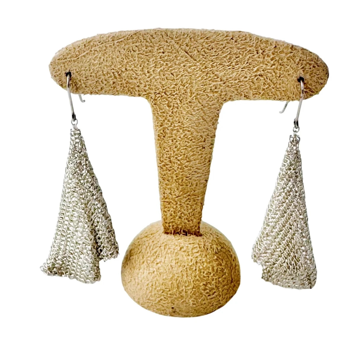 Boucles d'oreilles TIFFANY & CO. par ELSA PERETTI "Mesh" en argent - Castafiore