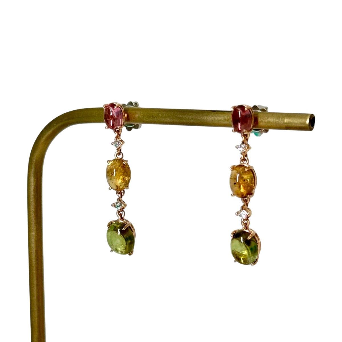 Boucles d'oreilles tourmaline - Castafiore
