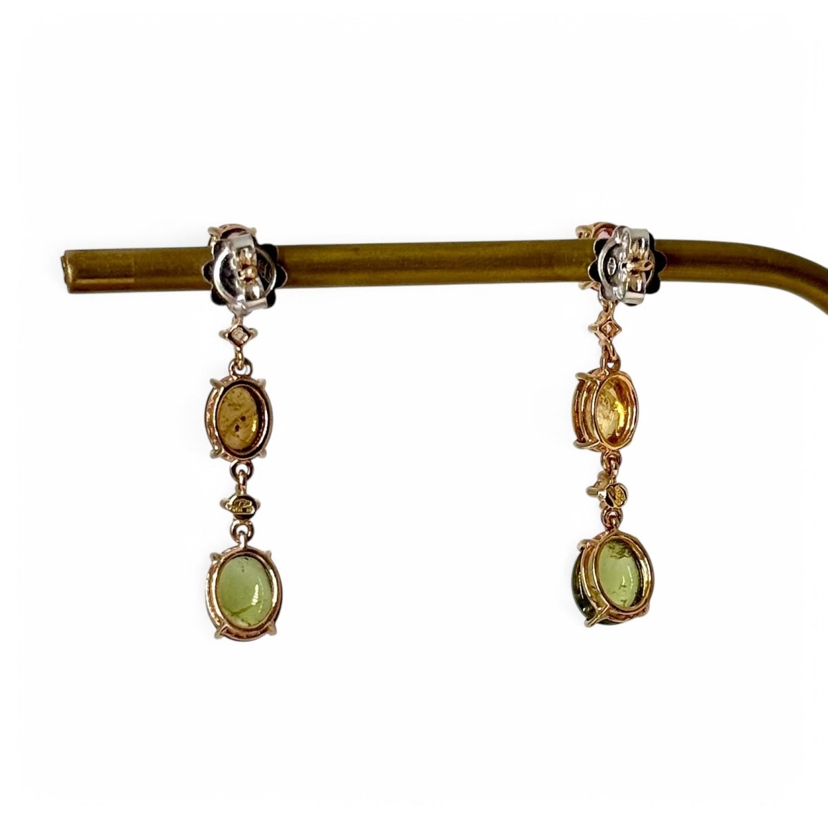 Boucles d'oreilles tourmaline - Castafiore