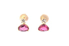 Boucles d'oreilles tourmaline et diamants - Castafiore