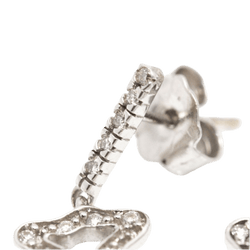 Boucles d'oreilles TOUS "Kaos" en or blanc et diamants - Castafiore