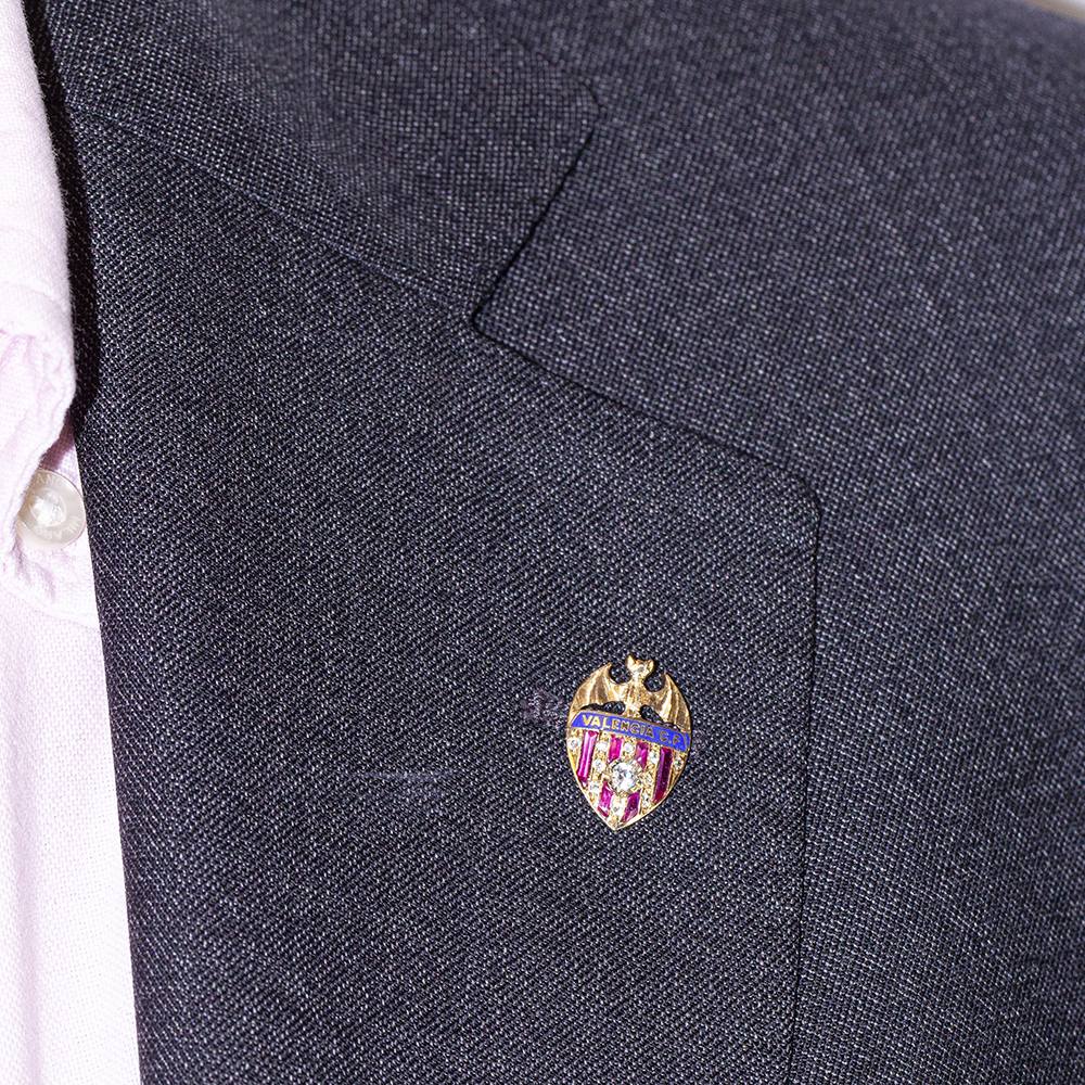 Bouclier du FC Valence en or et diamants - Castafiore