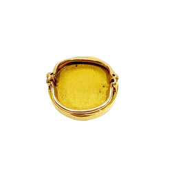 Bouton de plastron EMILE VERNIER en or jaune et diamants - Castafiore