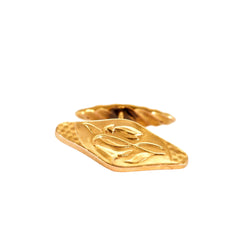 Boutons de manchette Art Nouveau en or jaune - Castafiore