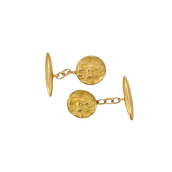 Boutons de manchette BECKER Art - Nouveau or - Castafiore