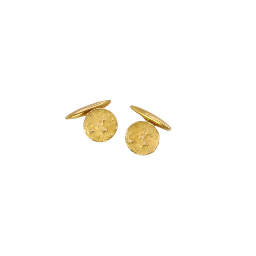 Boutons de manchette BECKER Art - Nouveau or - Castafiore