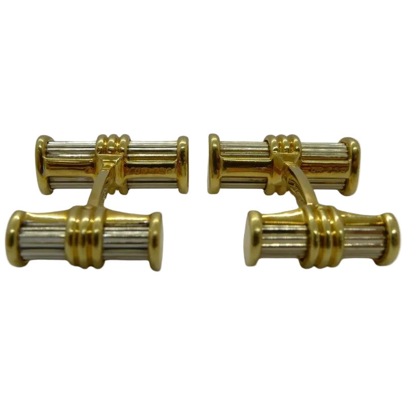 Boutons de manchette BRY & G Années 30 en or jaune - Castafiore