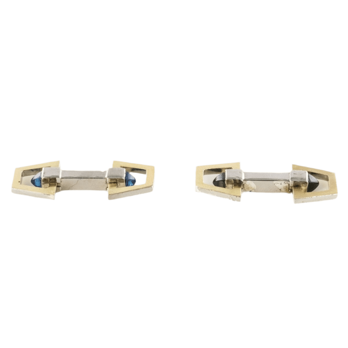 Boutons de manchette en argent et vermeil - Castafiore