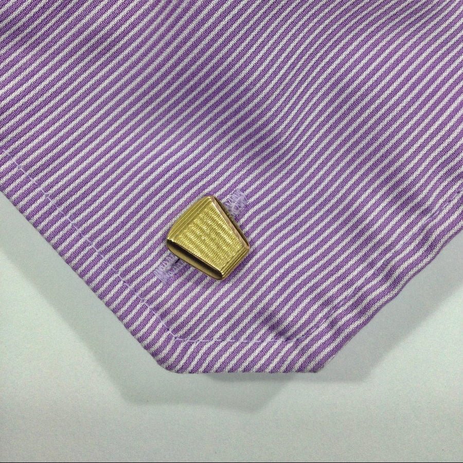 Boutons de manchette en or jaune - Castafiore