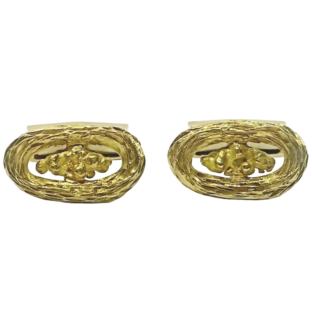 Boutons De Manchette en or jaune - Castafiore