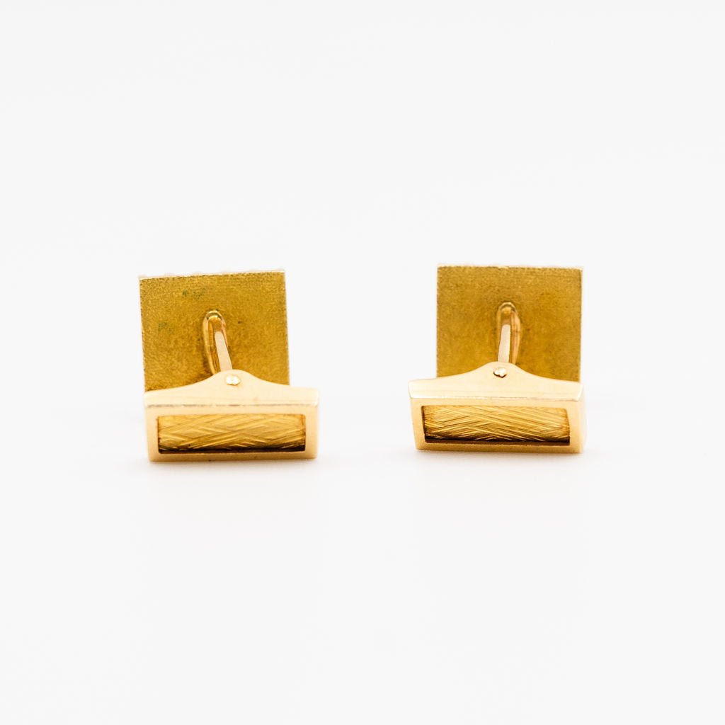 Boutons de manchette en or jaune - Castafiore