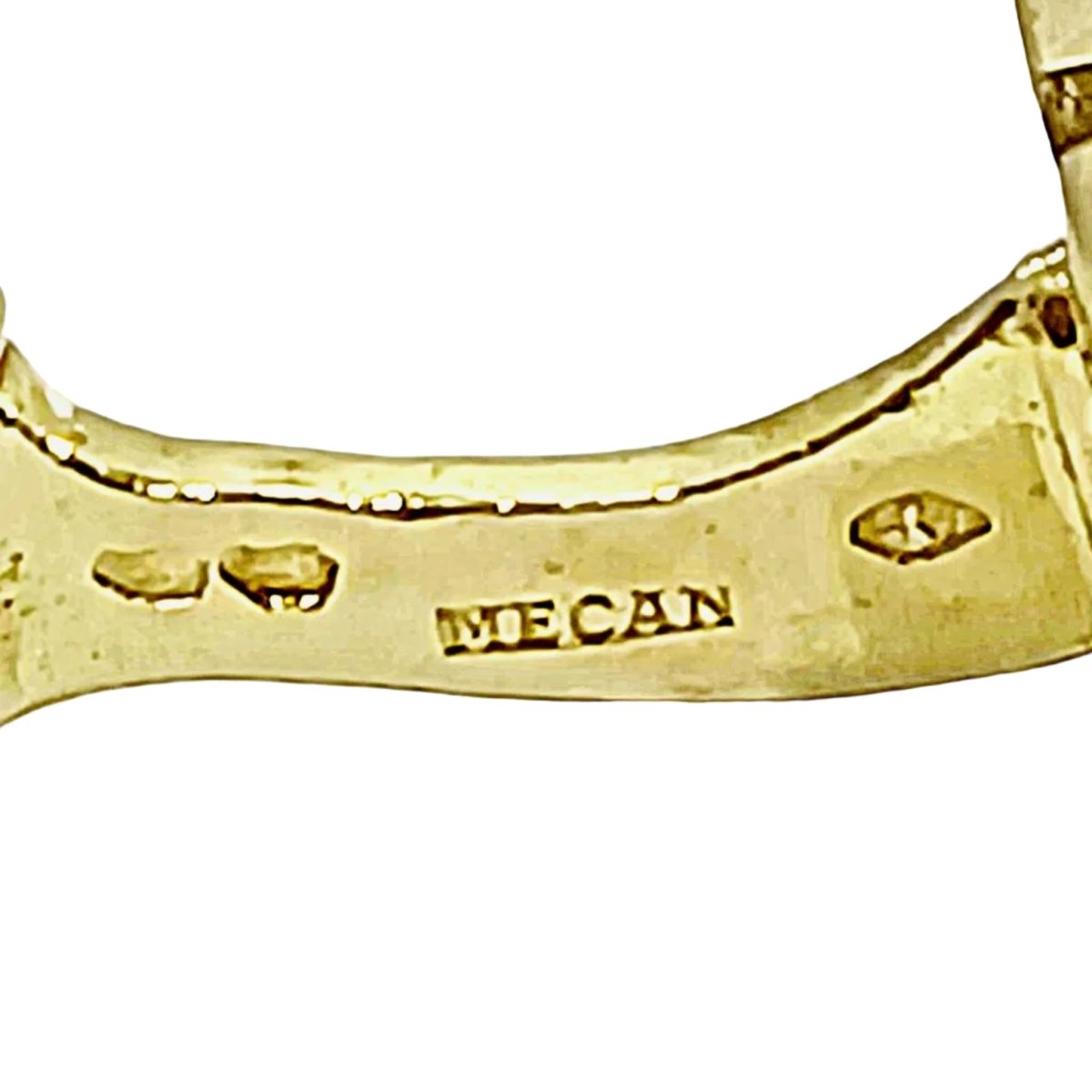 Boutons de manchette en or jaune - Castafiore