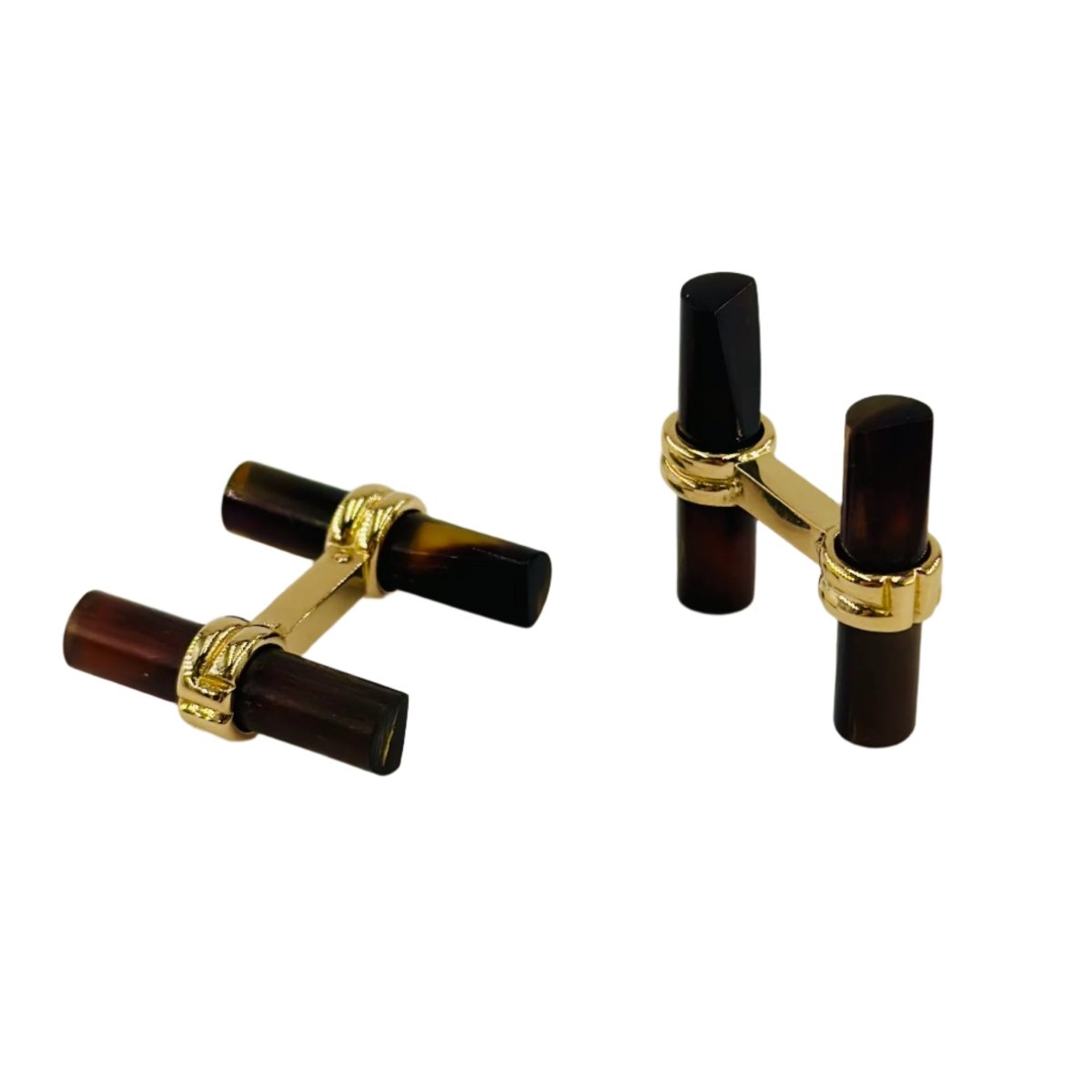 Boutons de manchette en or jaune - Castafiore