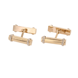 Boutons de manchette en or jaune - Castafiore