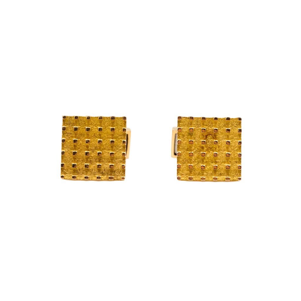 Boutons de manchette en or jaune - Castafiore