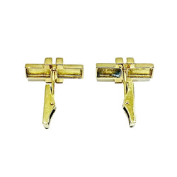 Boutons de manchette en or jaune - Castafiore