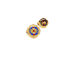 Boutons de manchette Or jaune Diamant - Castafiore