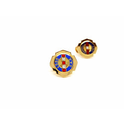 Boutons de manchette Or jaune Diamant - Castafiore