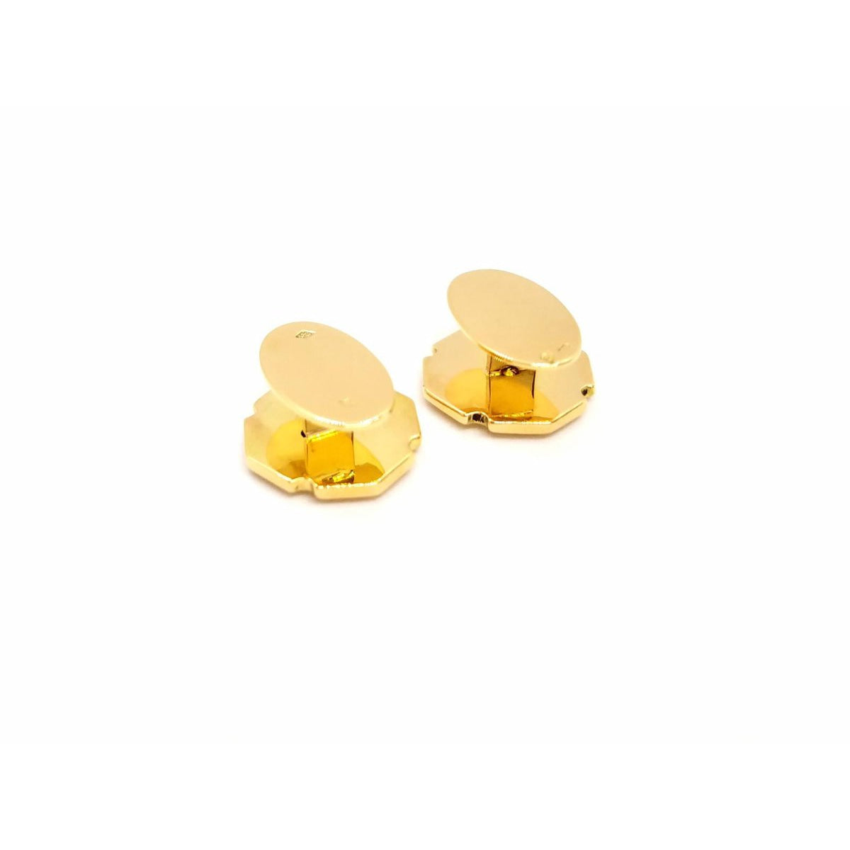 Boutons de manchette Or jaune Diamant - Castafiore