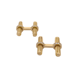 Boutons de manchette VAN CLEEF ET ARPELS. en or jaune et diamants - Castafiore