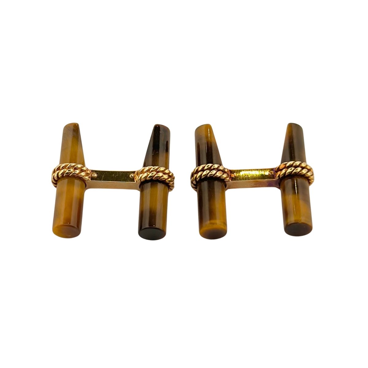 Boutons de manchettes VAN CLEEF & ARPELS en or jaune - Castafiore