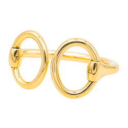 Bracelent Jonc HERMÈS "Nausicaa" en or jaune - Castafiore