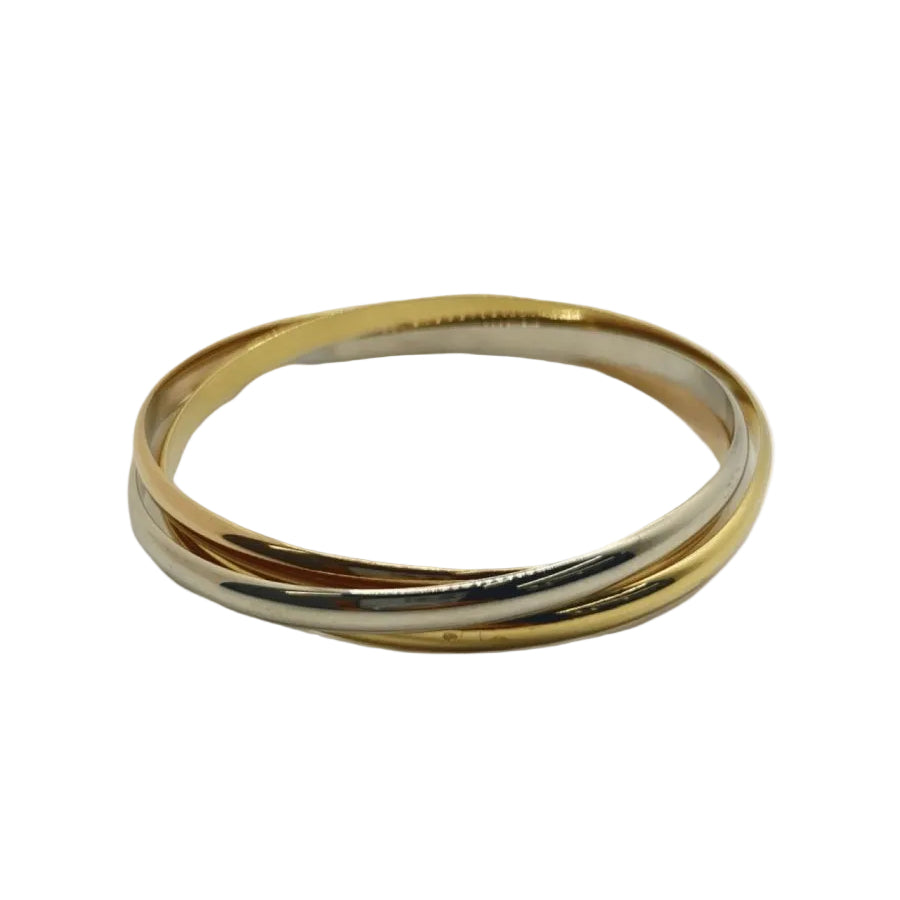 Bracelet 3 ors en or jaune, or blanc, or rose - Castafiore