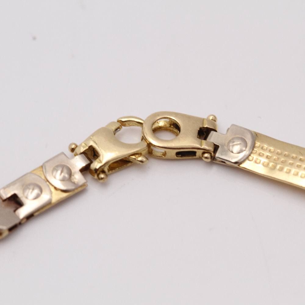 Bracelet à charnière bicolore en or 18 carats - Castafiore