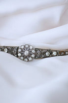 Bracelet ancien en or rose, argent, et diamants - Castafiore