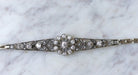 Bracelet ancien en or rose, argent, et diamants - Castafiore