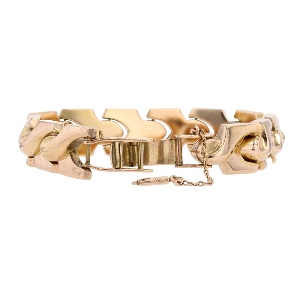 Bracelet ANCIEN Motifs noeuds en or jaune - Castafiore