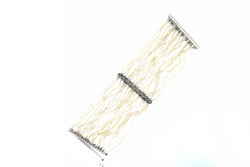 Bracelet ancien perles fines et diamants - Castafiore