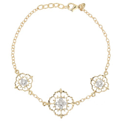 Bracelet ARABESQUES en or jaune et or blanc diamants - Castafiore