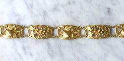 Bracelet Art Nouveau Arnould en Or Jaune - Castafiore