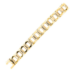 Bracelet articulé en or jaune - Castafiore