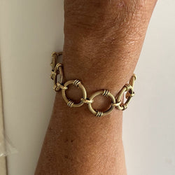 6670 - Bracelet Articulé Or Jaune 15 g