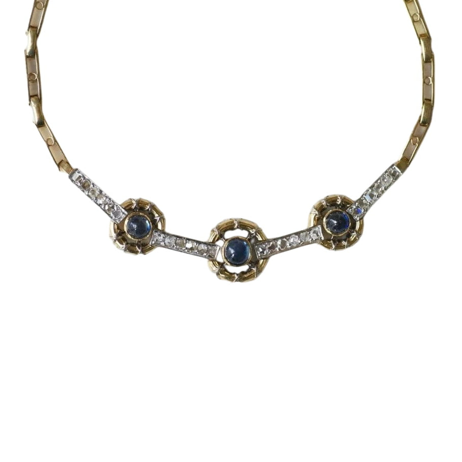 Bracelet Belle Epoque Saphirs et Diamants - Castafiore