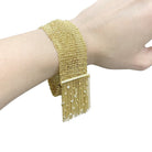 Bracelet BOUCHERON, "Delilah", or jaune, diamants. - Castafiore