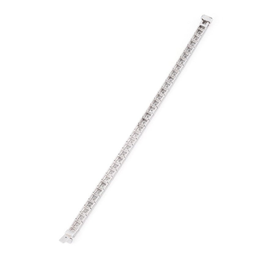 Bracelet BOUCHERON ligne en platine et diamant - Castafiore