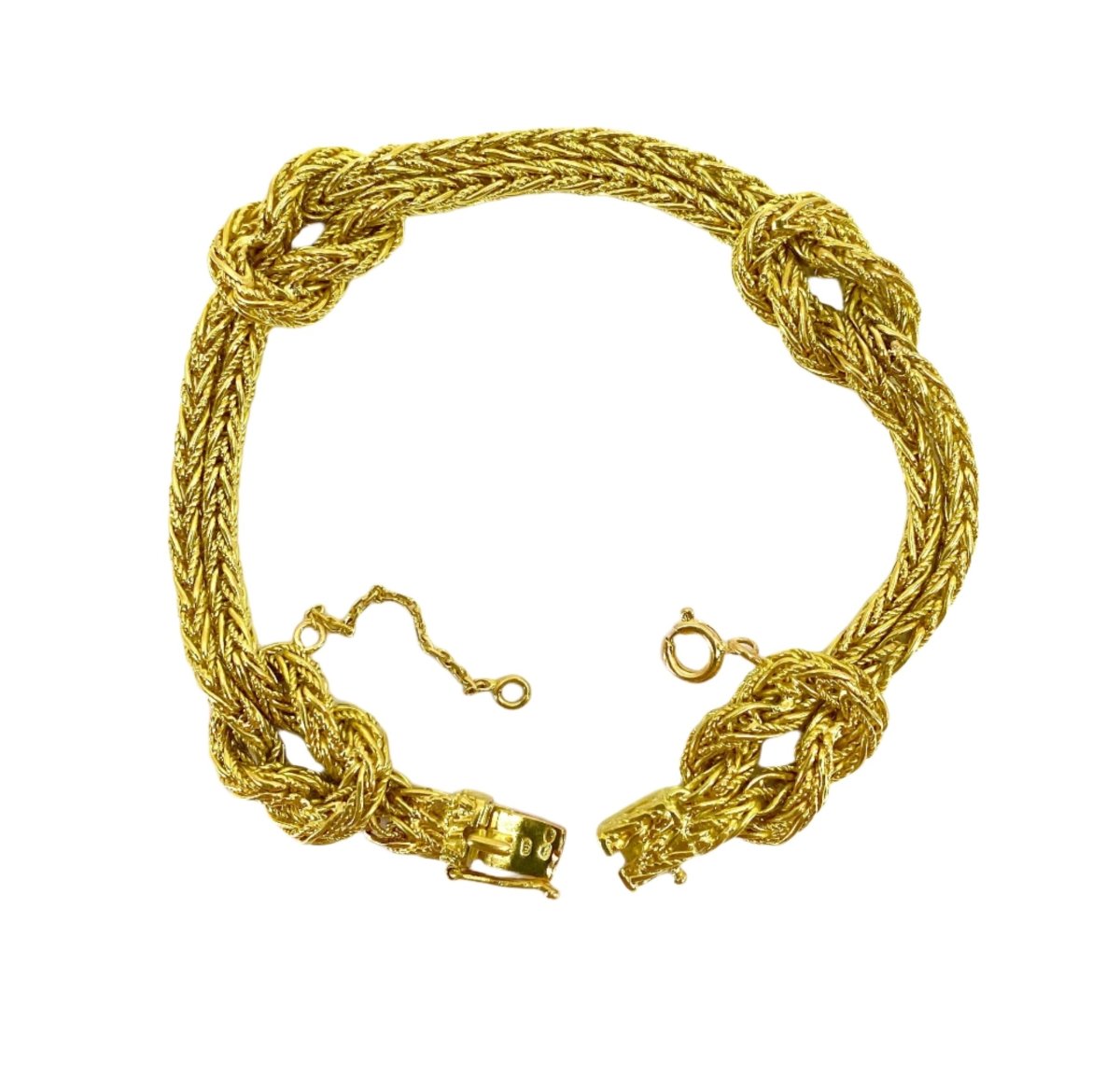 Bracelet BOUCHERON "noeud marin" en or jaune - Castafiore