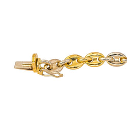 Bracelet Breloque CARTIER en or jaune, or blanc et résine - Castafiore
