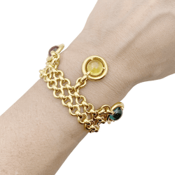 Bracelet Breloque en or jaune et tourmaline - Castafiore