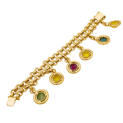 Bracelet Breloque en or jaune et tourmaline - Castafiore