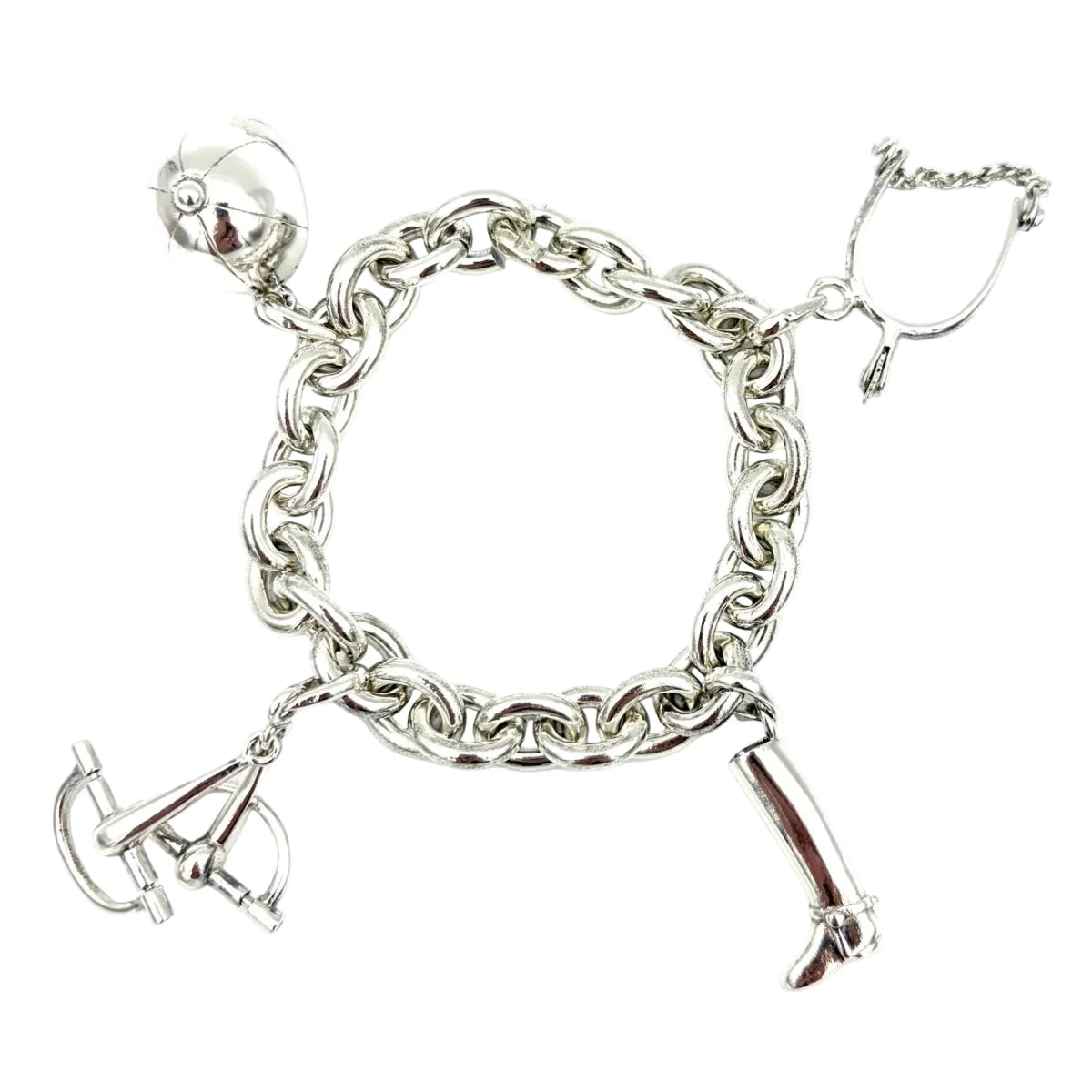 Bracelet Breloques GAÉTAN DE PERCIN en argent - Castafiore
