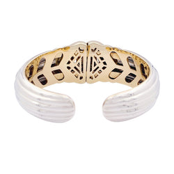 Bracelet BULGARI, "Doppio Cuore", deux ors - Castafiore