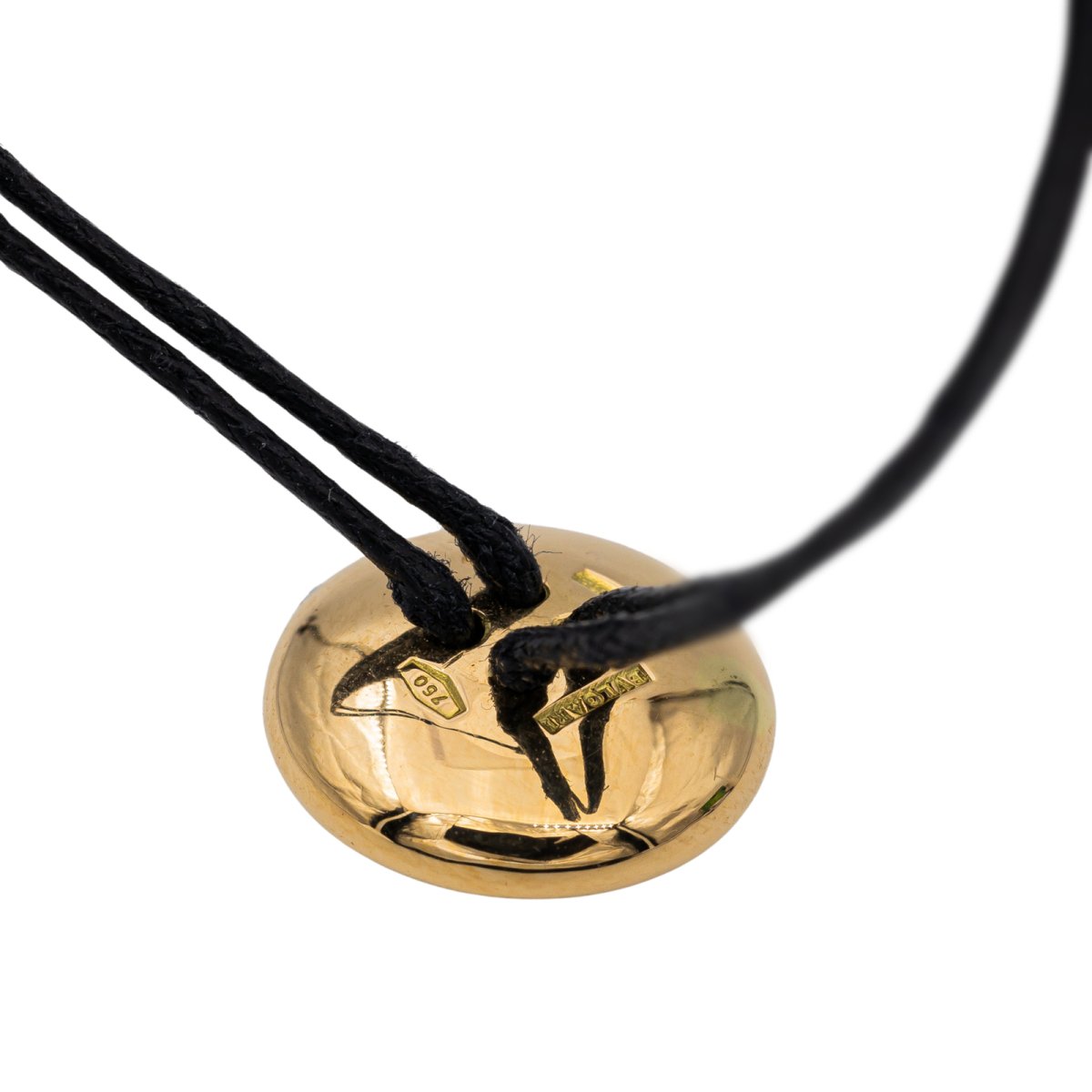 Bracelet BULGARI en or jaune et cordon - Castafiore